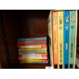 QUANTITY OF CHILDRENS BOOKS INCLUDING WONDERFUL WORLD OF WALT DISNEY AND LADYBIRD BOOKS