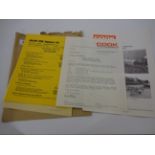 ADVERTISING LEAFLETS FOR COOK HAT EIGHT BALE COLLECTOR ETC AND PRICE LISTS