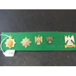 MILITARY CAP BADGES INCL 1ST KINGS DRAGOON GUARDS (LUGS), 4TH/7TH DRAGOON GUARDS (LUGS),