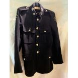 1940 DATED COMPLETE ST JOHNS AMBULANCE UNIFORM WITH ALL INSIGNIA, TROUSERS, BELTS,