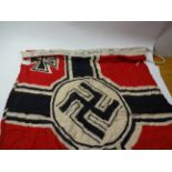 WW2 GERMAN REICHSKRIEGS FLAG STAMPED 1939