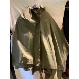 SET OF 5 BRITISH ARMY GROUNDSHEETS/CAPES,