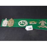 MILITARY CAP BADGES INCL KING EDWARDS HORSE (SLIDER), 2ND KING EDWARDS HORSE (SLIDER),