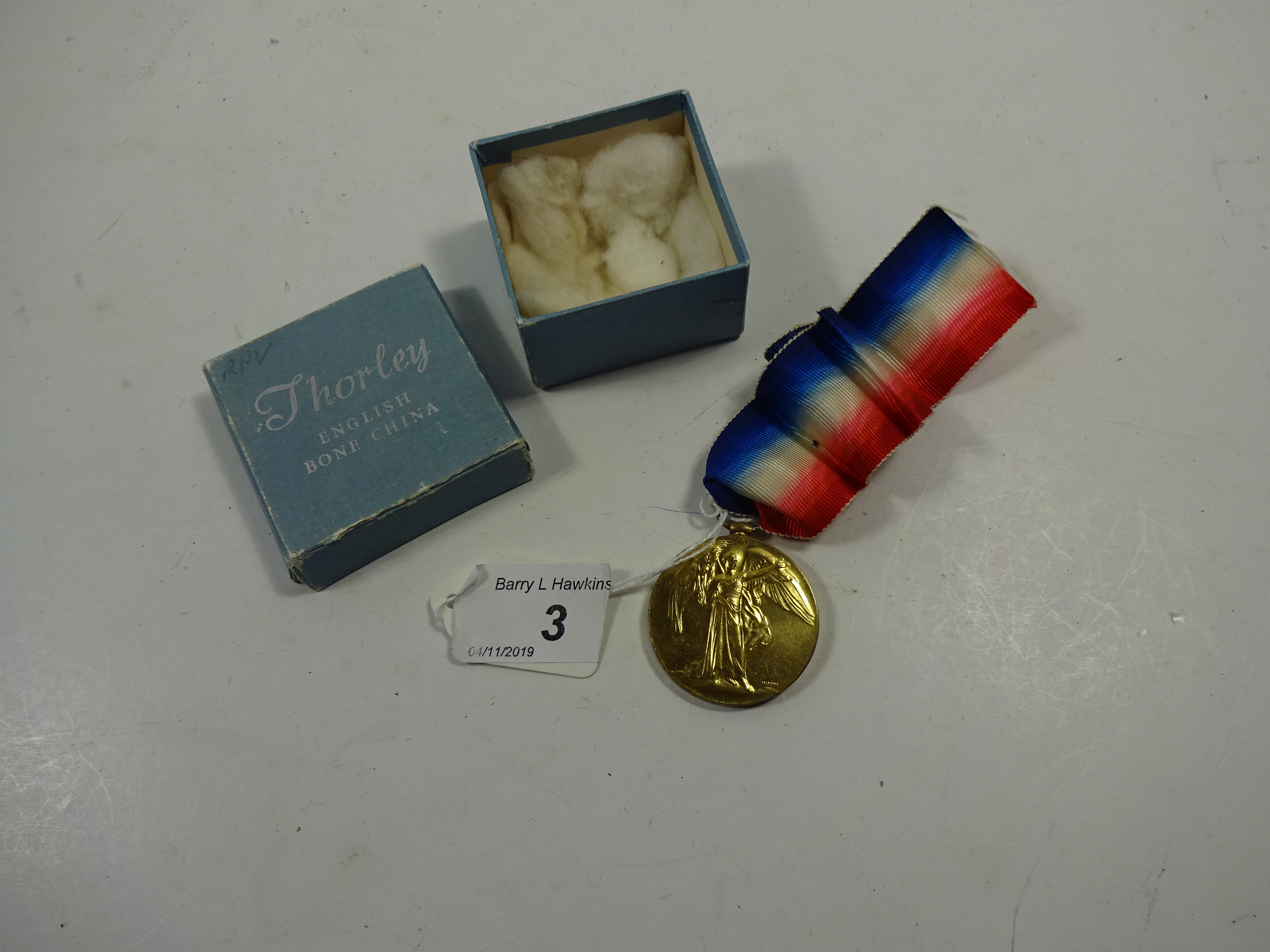 WW1 VICTORY MEDAL 1914-1919 TO 14080 PRIVATE P.