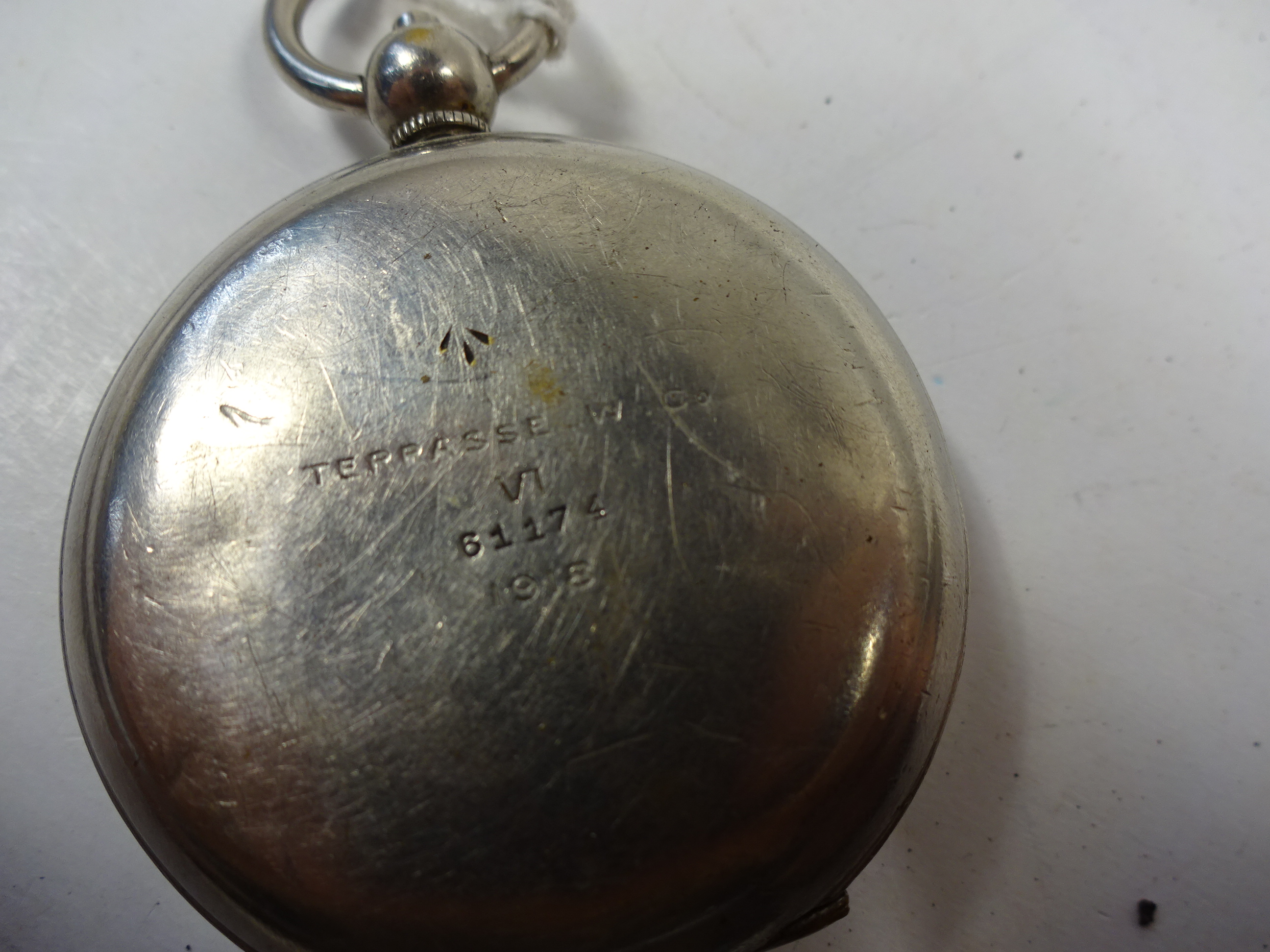 WW1 OFFICERS COMPASS DATED 1918, MARKED TERRASSE.W. - Image 4 of 5