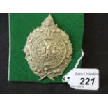 MILITARY CAP BADGE- 1ST ARGYLL HIGHLAND RIFLE VOLUNTEERS (LUGS) (1)