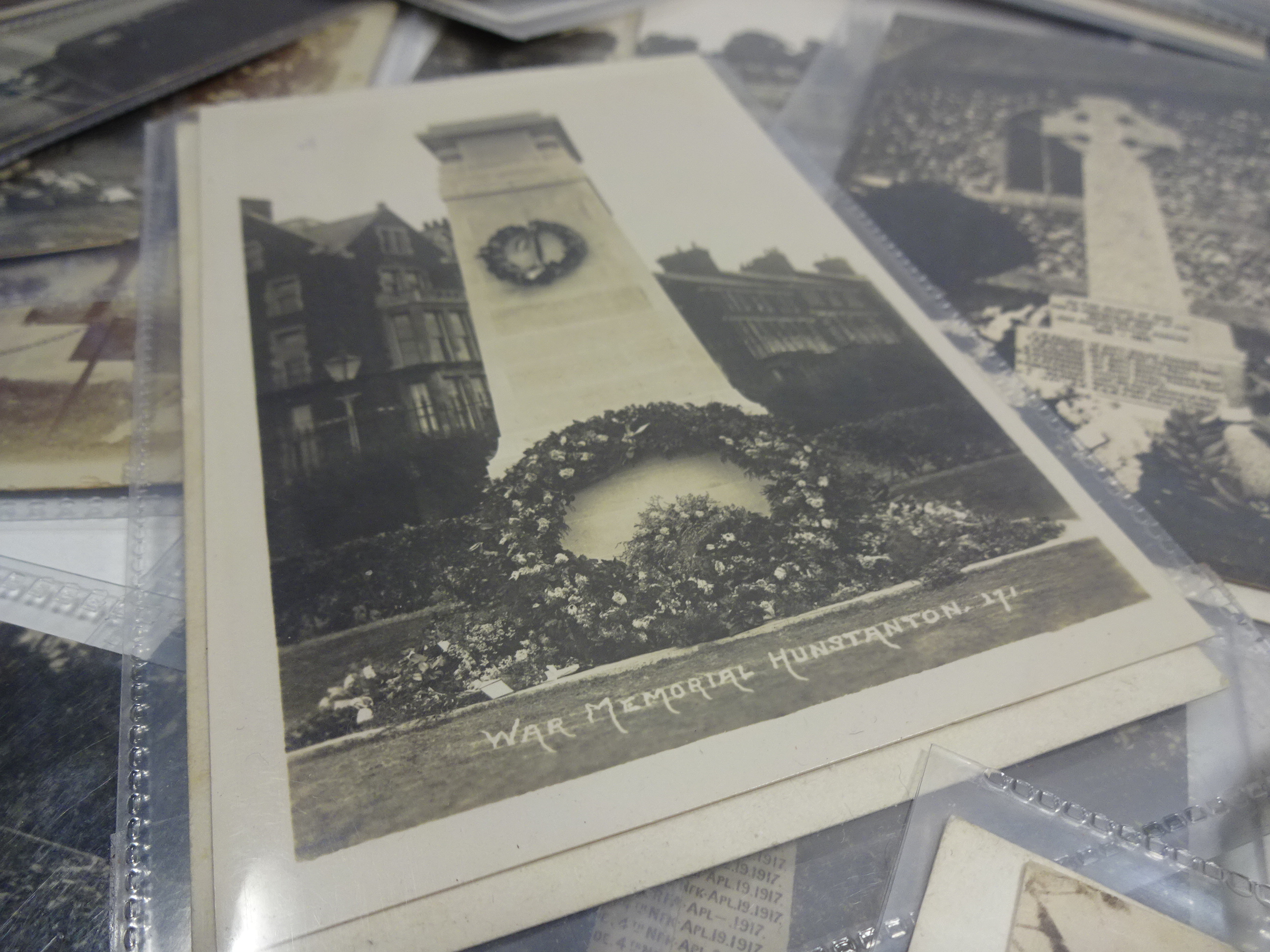 COLLECTION OF 48 MILITARY WW1 RELATED VINTAGE POSTCARDS DEPICTING THE WAR MEMORIALS AROUND NORFOLK, - Image 3 of 4