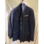 POST WAR RAF OFFICERS JACKET AND TROUSERS WITH BUTTONS AND BREVET CHANGED TO WW2 ERA