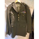 1944 DATED AND NAMED USAAF JACKET WITH SEWN ON SILVER STAR AND PURPLE HEART