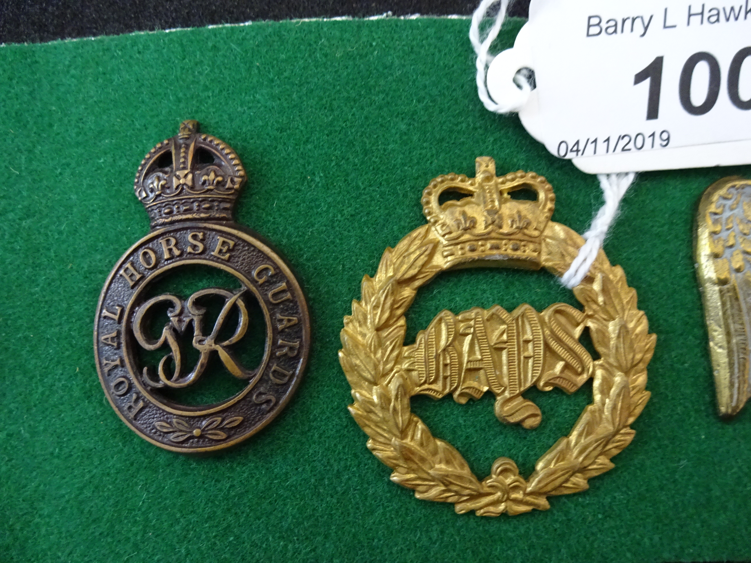 MILITARY CAP BADGES INCL 1ST LIFE GUARDS (LUGS), 2ND LIFE GUARDS (SLIDER), - Image 3 of 4