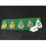 MILITARY CAP BADGES INCL ROYAL MILITARY ACADEMY SANDHURST (SERVICE DRESS),