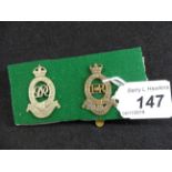 MILITARY CAP BADGES INCL ROYAL HORSE ARTILLERY G.R.VI (LUGS) AND ROYAL HORSE ARTILLERY E.R.