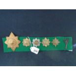 MILITARY CAP BADGES INCL COLDSTREAM GUARDS (LUGS), SCOTTS GUARDS SERGEANTS (LUGS),