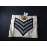 MILITARY SERGEANTS ARMBAND WITH QUEENS CROWN