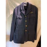 WW2 ERA RAF OFFICERS UNIFORM WITH BEAUTIFUL BULLION WINGS