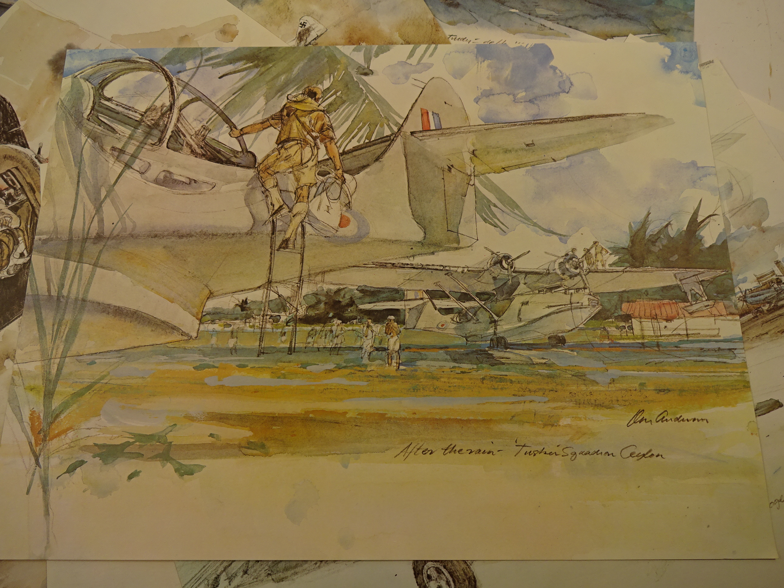 RCAF THE WAR YEARS WW2 PORTFOLIO COMMEMORATING 40TH ANNIVERSARY OF BATTLE OF BRITAIN, - Image 8 of 8