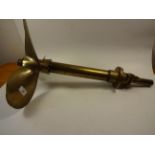 A BRASS PROPELLER MARKED S.