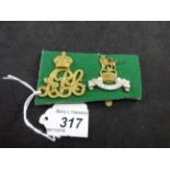 MILITARY CAP BADGES INCL 1 ARMY PAY CORPS (SLIDER),