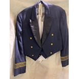 POST WAR RAF SQUADRON LEADERS MESS JACKET WITH BOTH BLUE AND WHITE WAISTCOATS