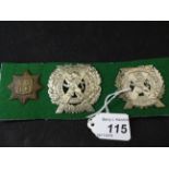 MILITARY CAP BADGES INCL 13TH BATTALION KENSINGTON REGIMENT (SLIDER),