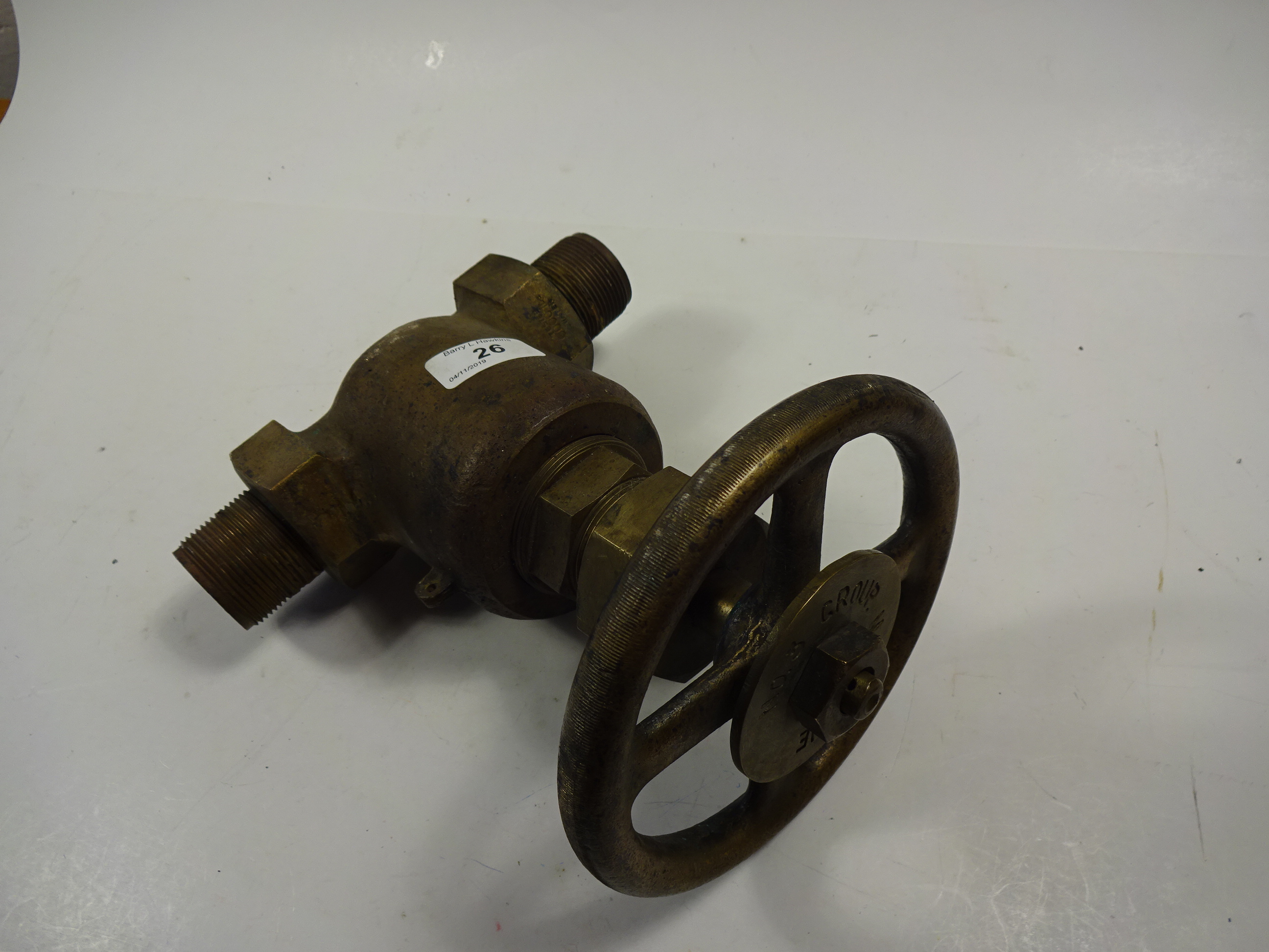 SUBMARINE NAUTICAL BRASS VALVE,