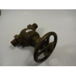 SUBMARINE NAUTICAL BRASS VALVE,