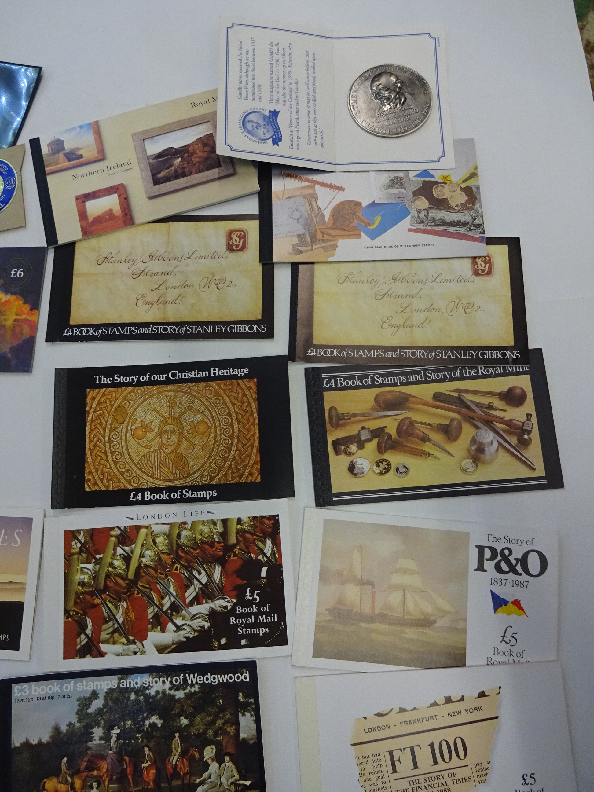 COLLECTION OF STAMPS COINS 1ST DAY COVERS INCLUDING MILITARY ROYALTY FIFA ETC. SOME UNCIRCULATED. - Image 4 of 6