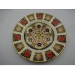 ROYAL CROWN DERBY PLATE 1128 PLUS AYNSLEY PLATE