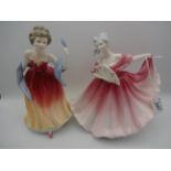 2 ROYAL DOULTON LADIES BOXED AMYS SISTER AND ELAINE