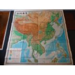 LARGE MAP OF CHINA (around 5ft square)