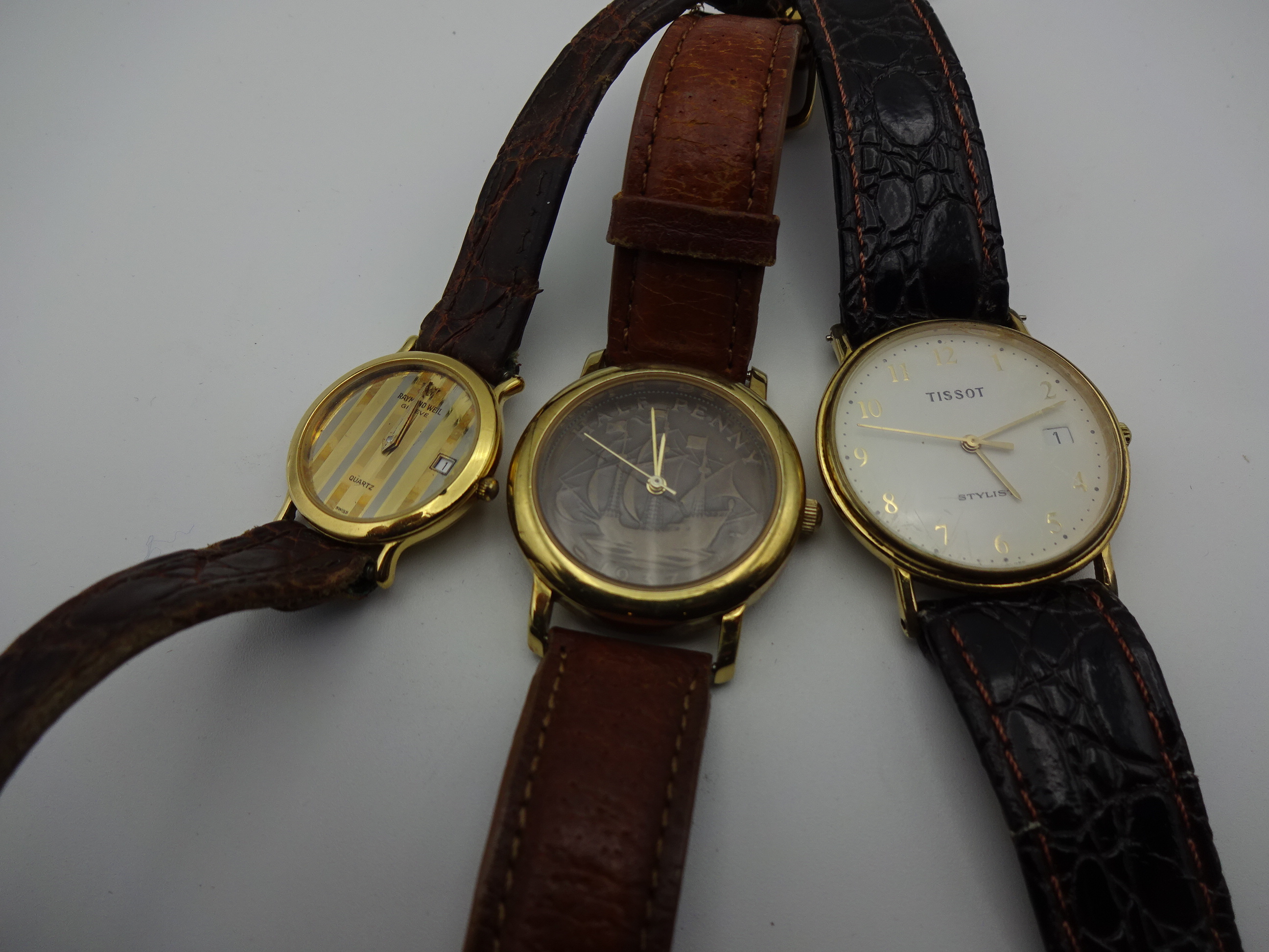 TISSOT RAYMOND WEIL AND HALF PENNY WATCH