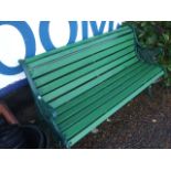 CAST IRON GARDEN BENCH