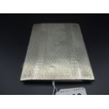 SILVER CIGARETTE CASE 1930 144g BIRMINGHAM W T WISEMAN