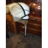 RETRO PRINCESS HAIR DRYER ON CAST ALLOY STAND ( SOLD AS COLLECTORS / DISPLAY ITEM ,