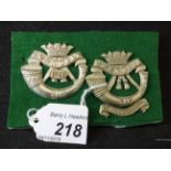 MILITARY CAP BADGES INCL 1ST VOLUNTEER B