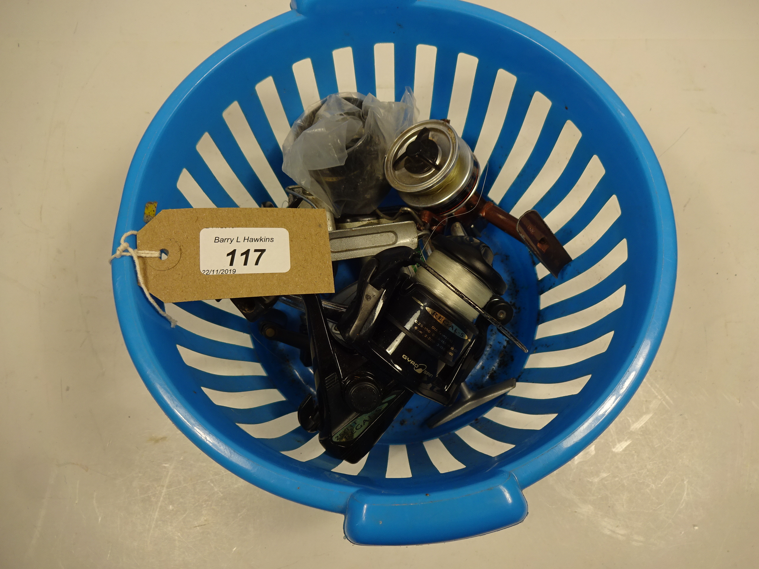 BASKET OF 4 REELS