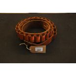 LEATHER 12 G CARTRIDGE BELT