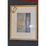 2 X P SCOTT FRAMED PRINTS (1 X FLIGHTING GEESE 1 X FLIGHTING DUCKS)