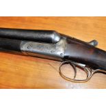 12 BORE LLOYD SIDE BY SIDE SHOT GUN