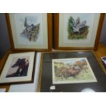 7 FRAMED PICTURES