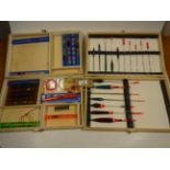 2 ORGANISER BOXES WITH FLOATS AND POLE FLOATS