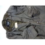 BARBOUR JACKET SIZE M BROWN,