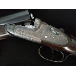 12 BORE AYA NO2 SIDE BY SIDE SHOT GUN, SIDELOCK EJECTOR,