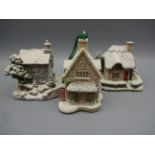 LILLIPUT LANE IVY HOUSE HANGING ORNAMENT (1994) PLUS RYDAL COTTAGE AND HOLLYTREE HOUSE FROM THE