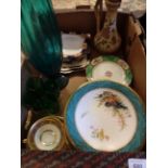 BOX OF MIXED CHINA AND GLASS