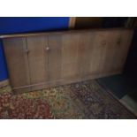 OAK DOUBLE BED HEAD AND FOOT BOARDS ( NO IRONS )