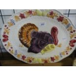 TURKEY THEMED SERVING PLATE