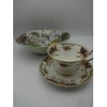BOX OF MOSTLY CUPS AND SAUCERS INCLUDING ROYAL ALBERT