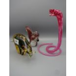 11 GLASS ANIMAL THEMED PAPERWEIGHTS,