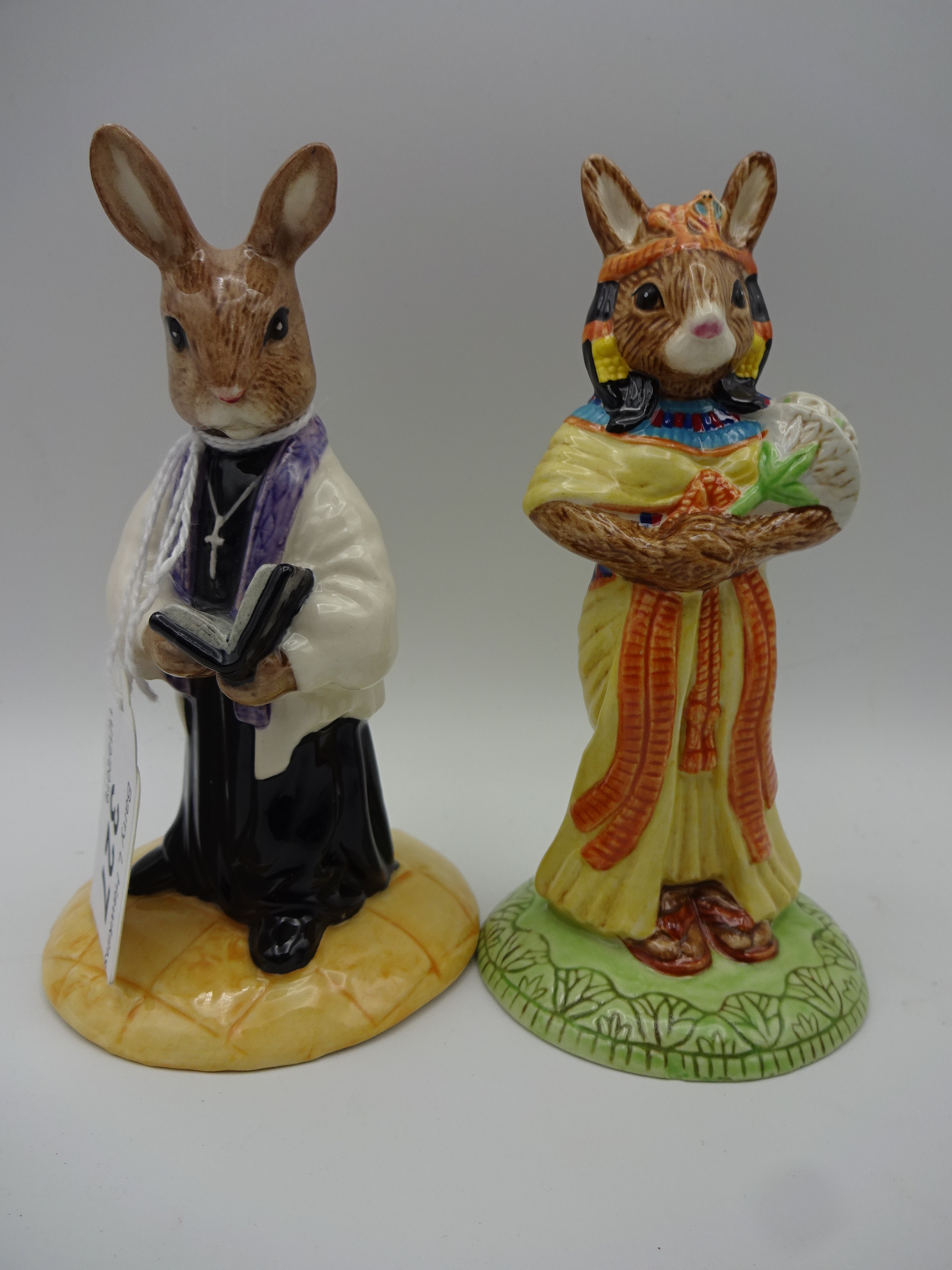 ROYAL DOULTON BUNNYKINS 'VICAR' AND 'ANKHESENAMUN'